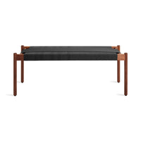 Invitation 48&quot; Bench in Walnut - Angle 2