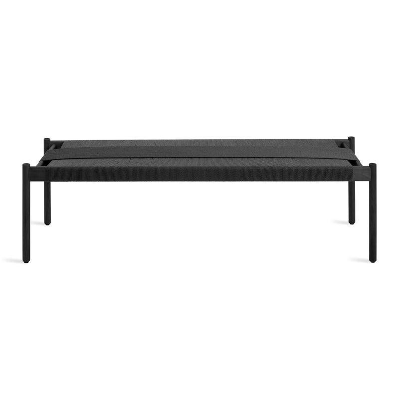 Invitation 64" Bench in Black on Ash