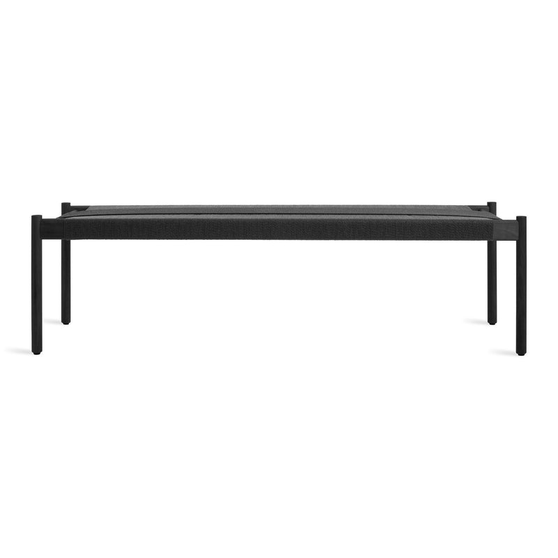 Invitation 64" Bench in Black on Ash