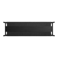 Invitation 64&quot; Bench in Black on Ash - Angle 7