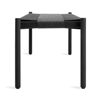 Invitation 64&quot; Bench in Black on Ash - Angle 5