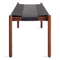 Invitation 64&quot; Bench in Walnut - Angle 6