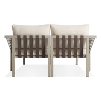 Jibe Outdoor Daybed in Grey / Sunbrella Canvas - Angle 6