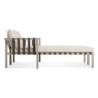 Jibe Outdoor Daybed in Grey / Sunbrella Canvas - Angle 4