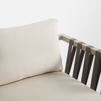 Jibe Outdoor Sun Lounger in Grey / Sunbrella Canvas - Angle 8
