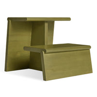 Jut Step Stool in Loden - Angle 1