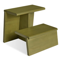 Jut Step Stool in Loden - Angle 2