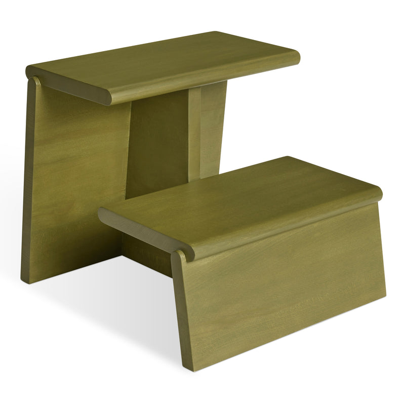 Jut Step Stool in Loden - Angle 2