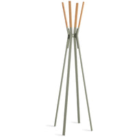 Splash Coat Rack in Grey Green - Angle 1