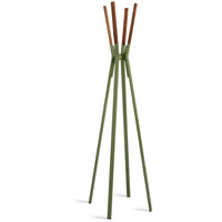 Splash Coat Rack in Olive - Angle 1