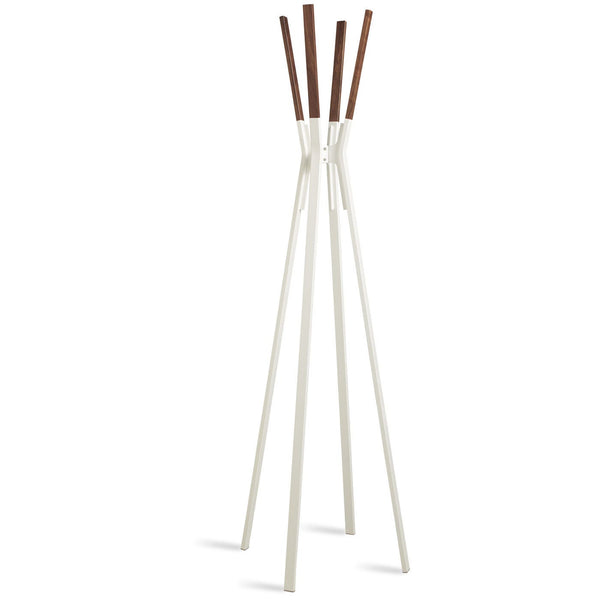 Splash Coat Rack in White - Angle 1