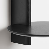 Sidekick Shelf in Black on Ash - Angle 14