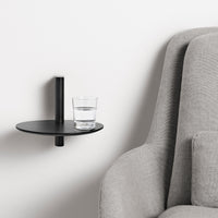 Sidekick Shelf in Black on Ash - Angle 12