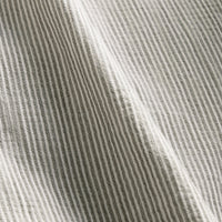 Kimball Stripe Duvet Set in Charcoal / White Stripe - Angle 8