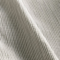Kimball Stripe Duvet Set in Charcoal / White Stripe - Angle 8