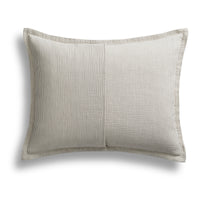 Kimball Stripe Duvet Set in Charcoal / White Stripe - Angle 5
