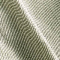 Kimball Stripe Duvet Set in Loden Green / Putty Stripe - Angle 8