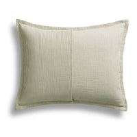 Kimball Stripe Duvet Set in Loden Green / Putty Stripe - Angle 5