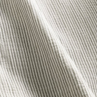 Kimball Stripe Duvet Set in White / Putty Stripe - Angle 8