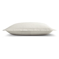 Kimball Stripe Duvet Set in White / Putty Stripe - Angle 6