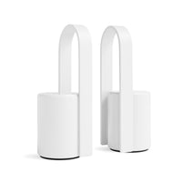 Kettle Bookends in White - Angle 3