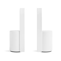 Kettle Bookends in White - Angle 1