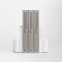 Kettle Bookends in White - Angle 8