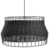 Laika Large Pendant Light in Black - Angle 1