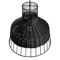 Laika Medium Pendant Light in Black - Angle 2
