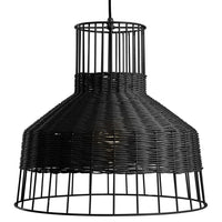 Laika Medium Pendant Light in Black - Angle 1