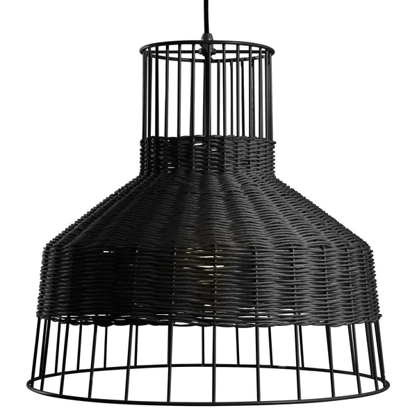 Laika Medium Pendant Light in Black - Angle 1