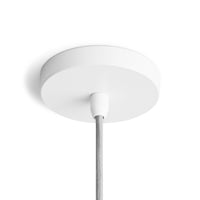 Bobber Small Pendant Light in White - Angle 5