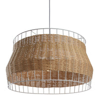 Laika Large Pendant Light en Natural - ángulo 2