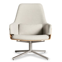 Lock Lounge Chair in Maharam Mode in Clavicle - Angle 1