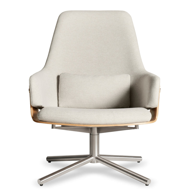 Lock Lounge Chair in Maharam Mode in Clavicle - Angle 1