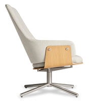 Lock Lounge Chair in Maharam Mode in Clavicle - Angle 4