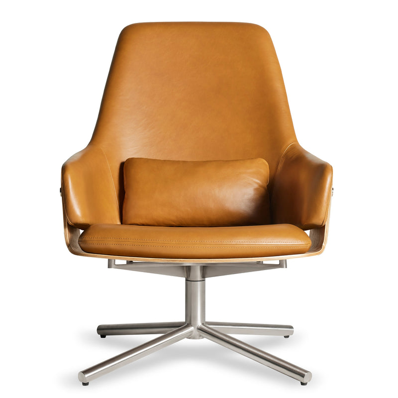 Lock Lounge Chair in Canyon Leather