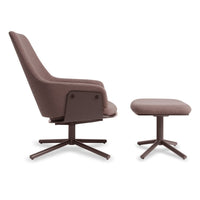 Lock Ottoman in Condit Dusk - Angle 5