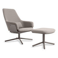 Lock Ottoman in Condit Silver Grey - Angle 4
