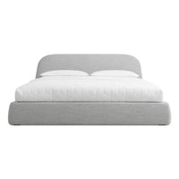 Lid Storage Bed in Vesper Light Grey - Angle 6