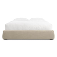 Lid Platform Storage Bed in Barto Sand - Angle 4