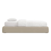 Lid Platform Storage Bed in Barto Sand - Angle 5