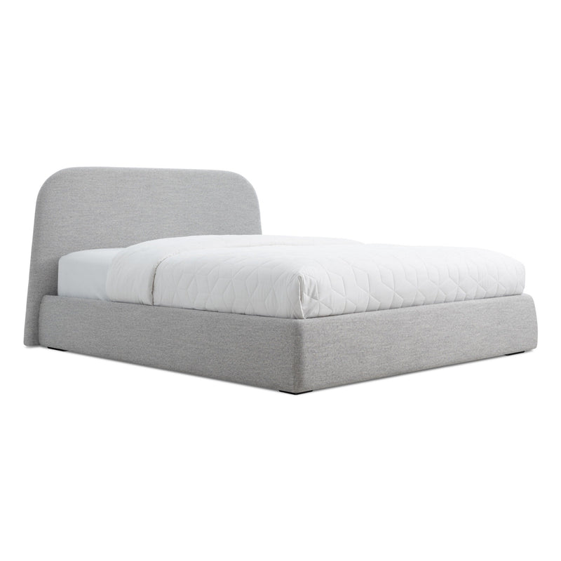 Lid Storage Bed in Vesper Light Grey