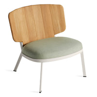 Low Fade Outdoor Lounge Chair in Sunbrella Oasis - Angle 5