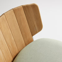 Low Fade Outdoor Lounge Chair in Sunbrella Oasis - Angle 10