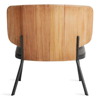 Low Fade Outdoor Lounge Chair in Toohey Charcoal - Angle 8