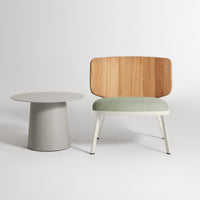 Low Fade Outdoor Lounge Chair in Sunbrella Oasis - Angle 9