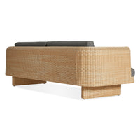 Loophole Outdoor 3 Seat Sofa in Toohey Charcoal - Angle 6