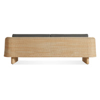 Loophole Outdoor 3 Seat Sofa in Toohey Charcoal - Angle 7