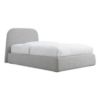 Lid Bed in Vesper Light Grey - Angle 1